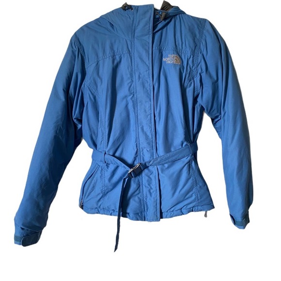 The North Face Goose Down Puffer Parka Jacket Faux Fur Trim Hood - Picture 1 of 12